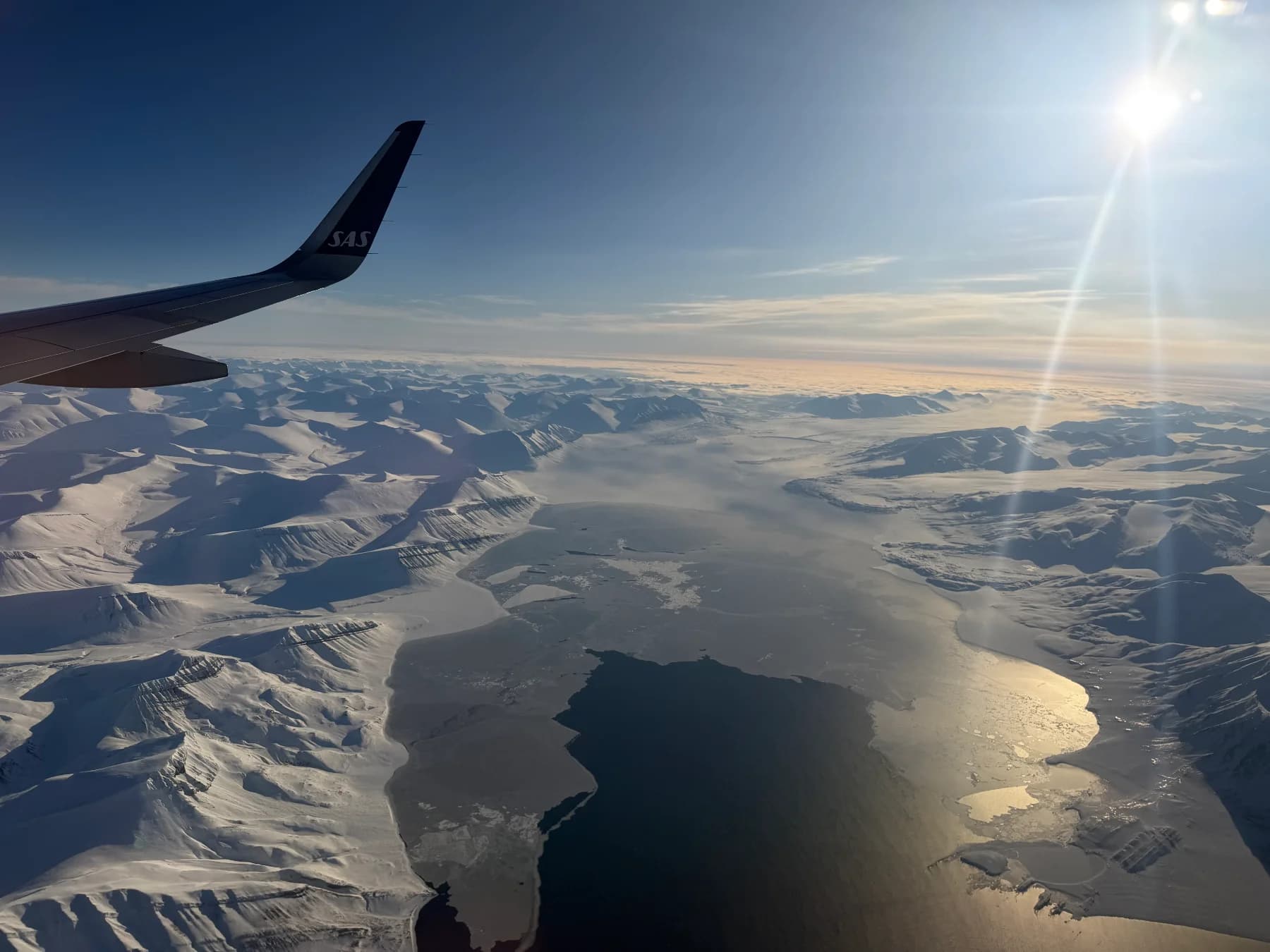Longyearbyen — přistání